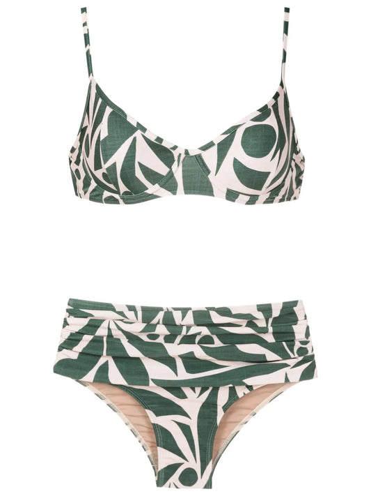 Liliane Abstract-Print Bikini