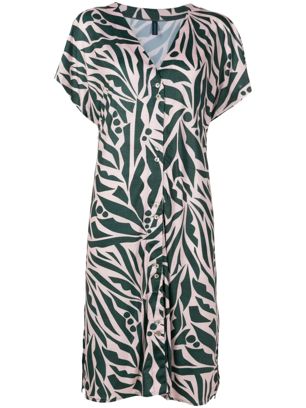 Artemis Graphic-Print Midi Dress