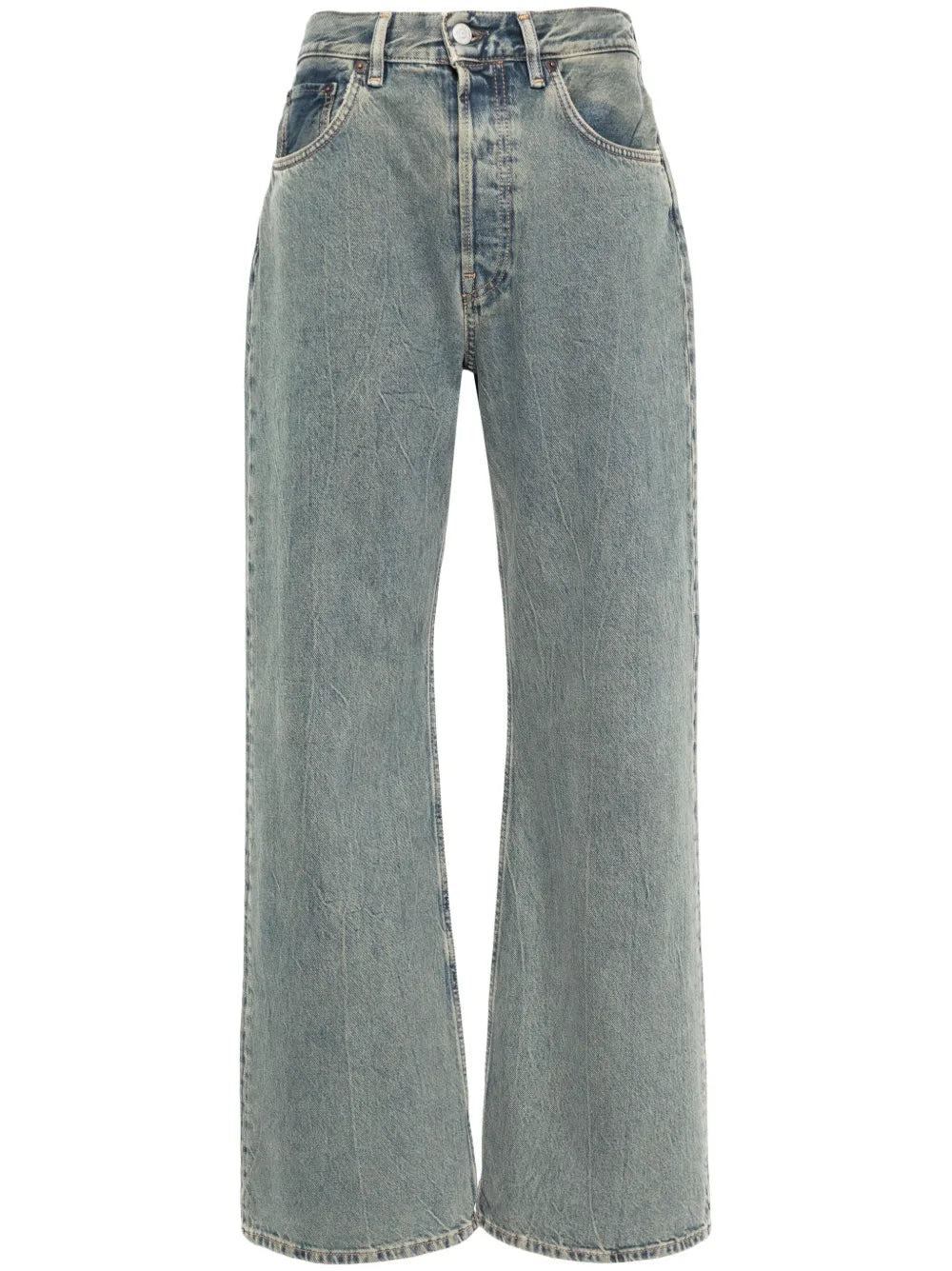 Mid-Waist Wide-Leg Jeans