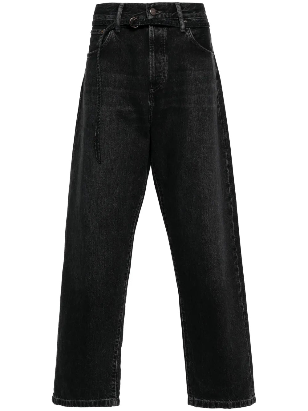 Mid-Rise Wide-Leg Jeans