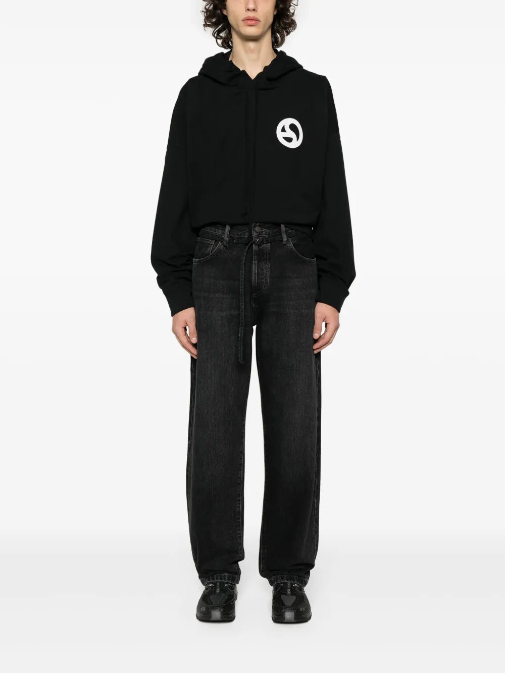 Mid-Rise Wide-Leg Jeans