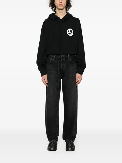 Mid-Rise Wide-Leg Jeans