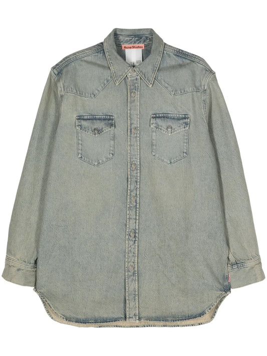 Washed-Denim Shirt