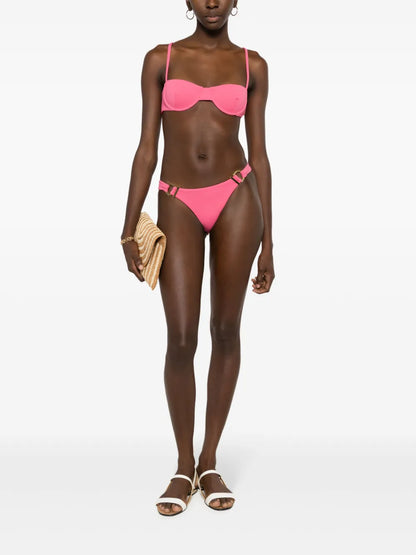 Elasticated-Waist Bikini Bottoms