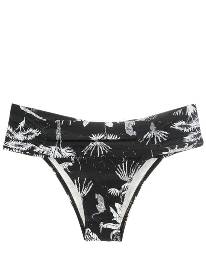 Jasper Shirred-Waist Bikini Bottom