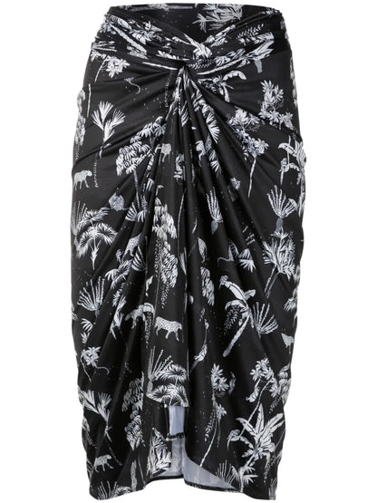 Orixá Pareo Midi Skirt