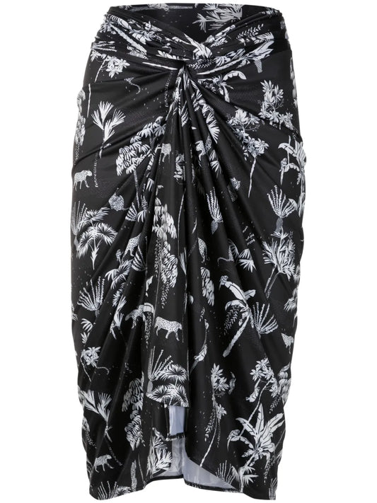 Orixá Pareo Midi Skirt