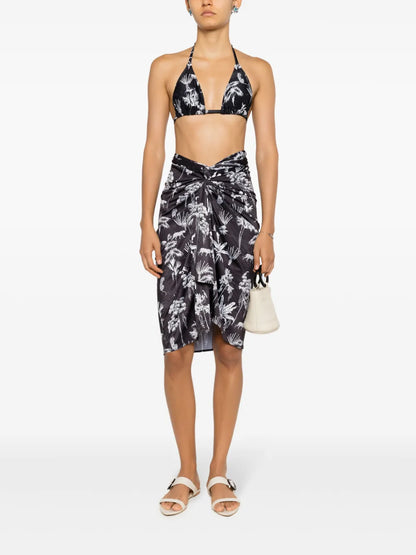 Orixá Pareo Midi Skirt