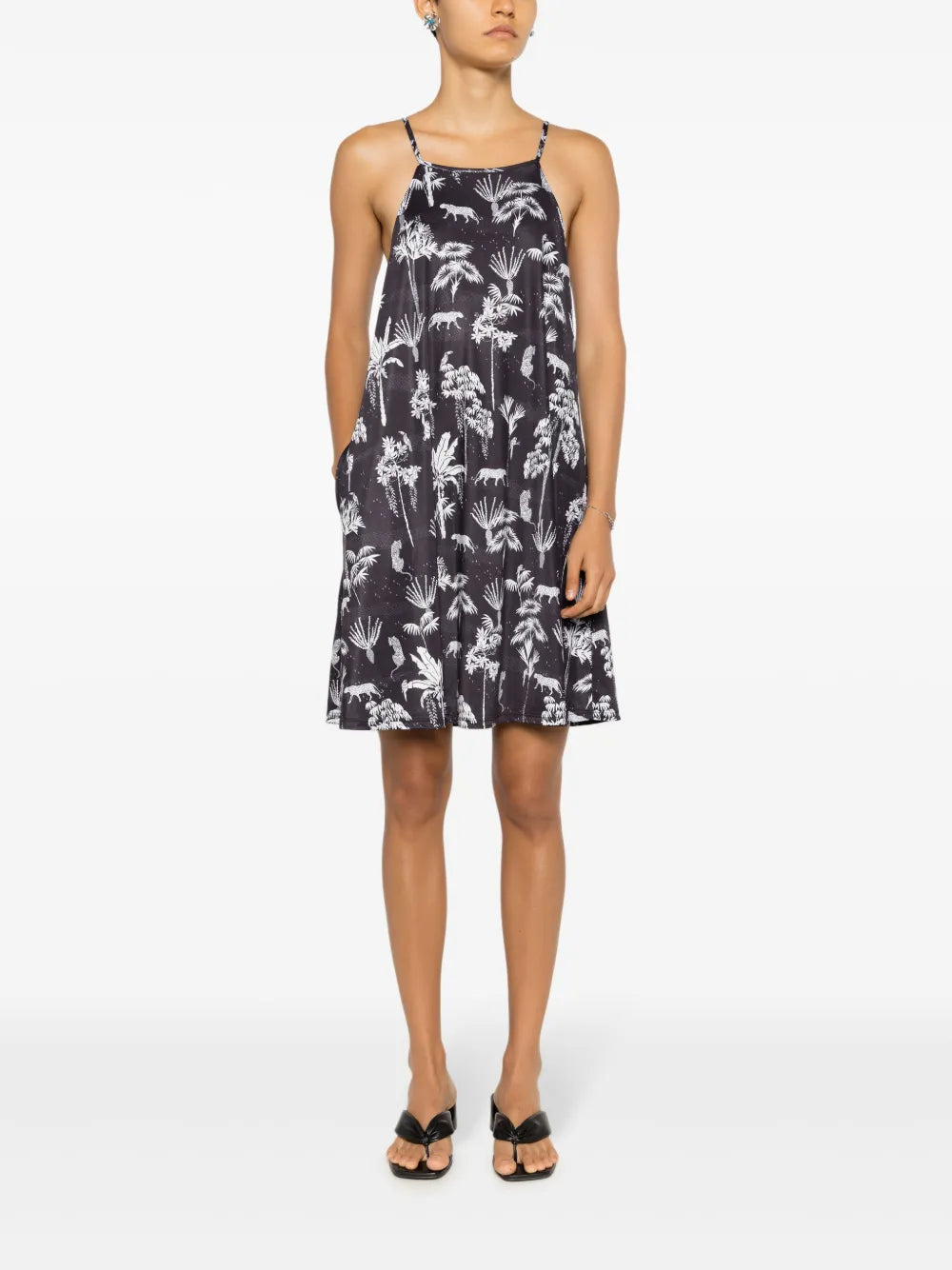 Isis Botanical-Print Minidress