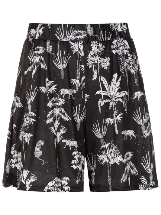 Iara Botanical-Print Shorts
