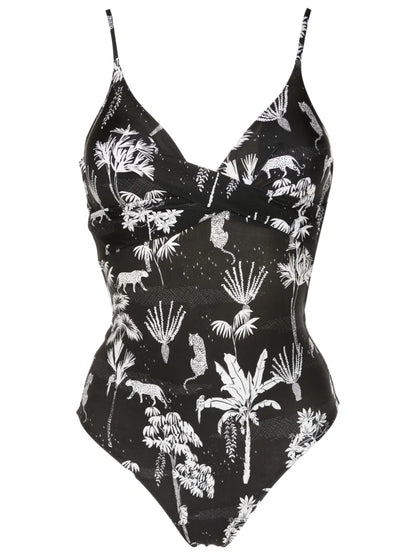 Bianca Graphic-Print One-Piece