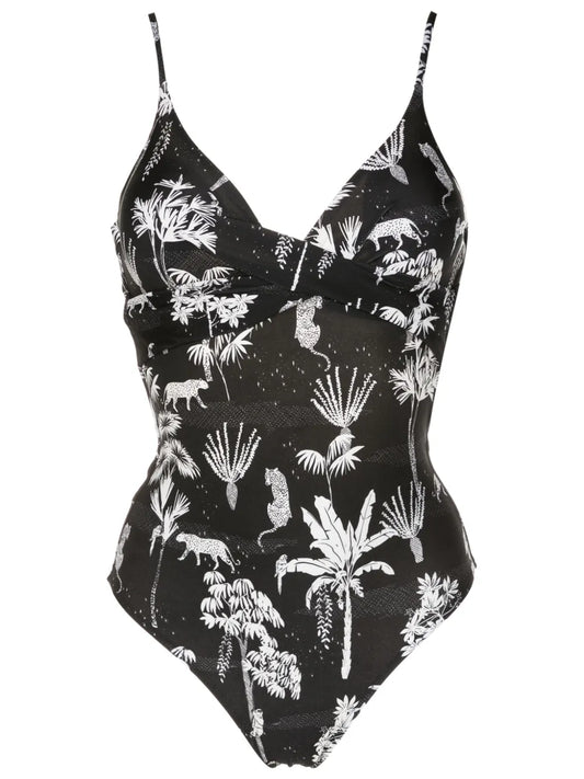 Bianca Graphic-Print One-Piece