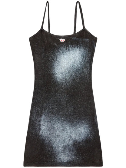 D-Hopy-N2 Ribbed-Knit Minidress