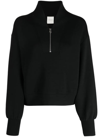 Davidson Zipped Jersey Sweatshirt