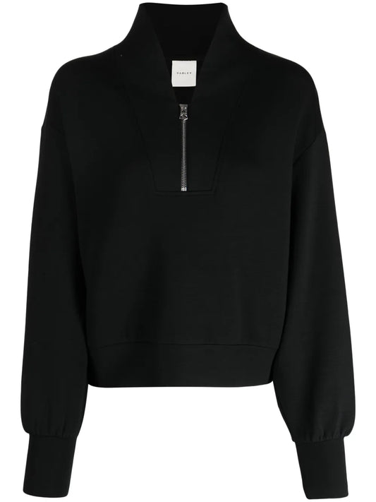 Davidson Zipped Jersey Sweatshirt
