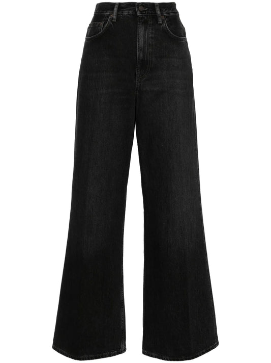 2022F High-Rise Wide-Leg Jeans