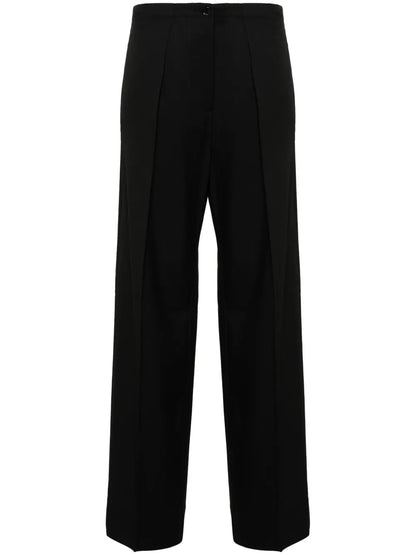 Wide-Leg Tailored Trousers