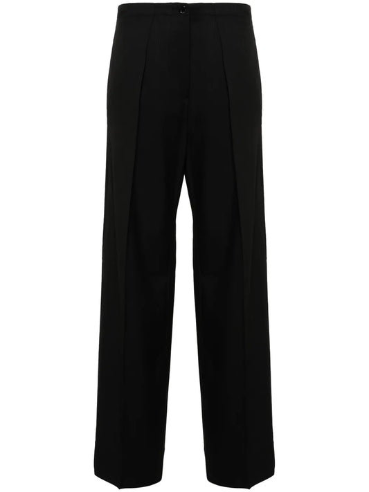 Wide-Leg Tailored Trousers