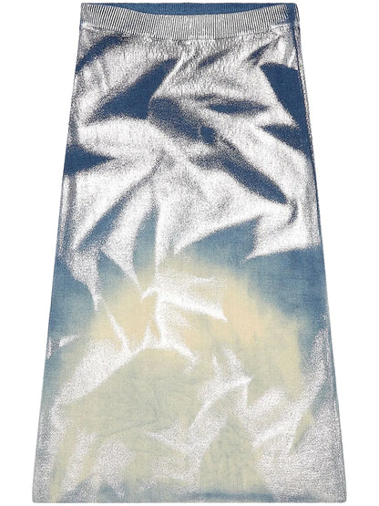 Mi-Llan Ribbed Midi Skirt