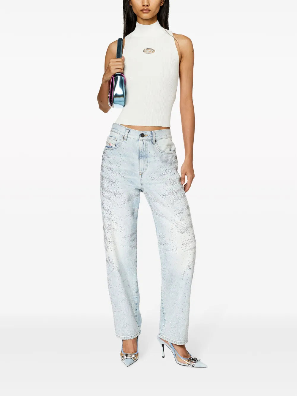 M-Onervax Mock-Neck Top