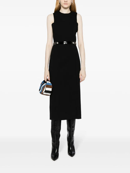 Sharmila Sleeveless Belted Midi Dress
