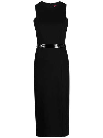 Sharmila Sleeveless Belted Midi Dress