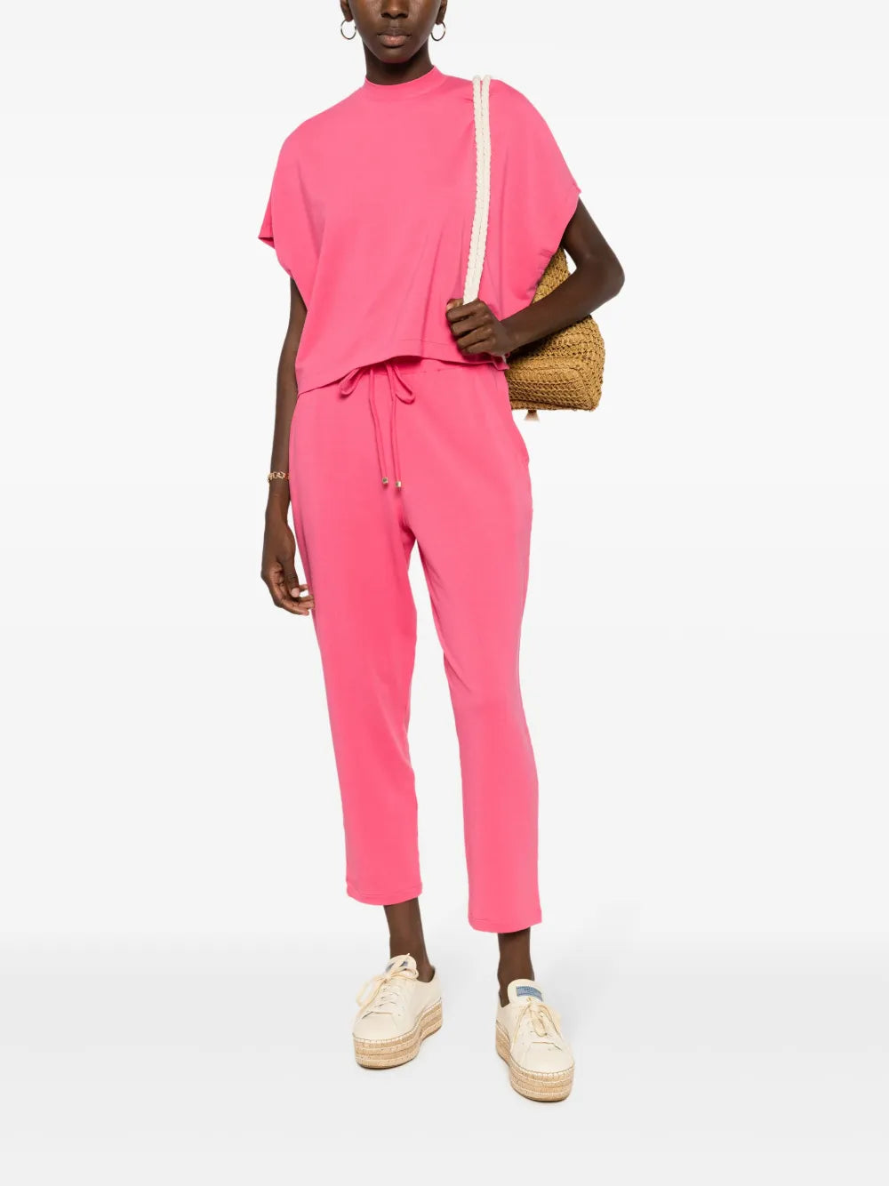 Tapered Stretch-Jersey Track Pants