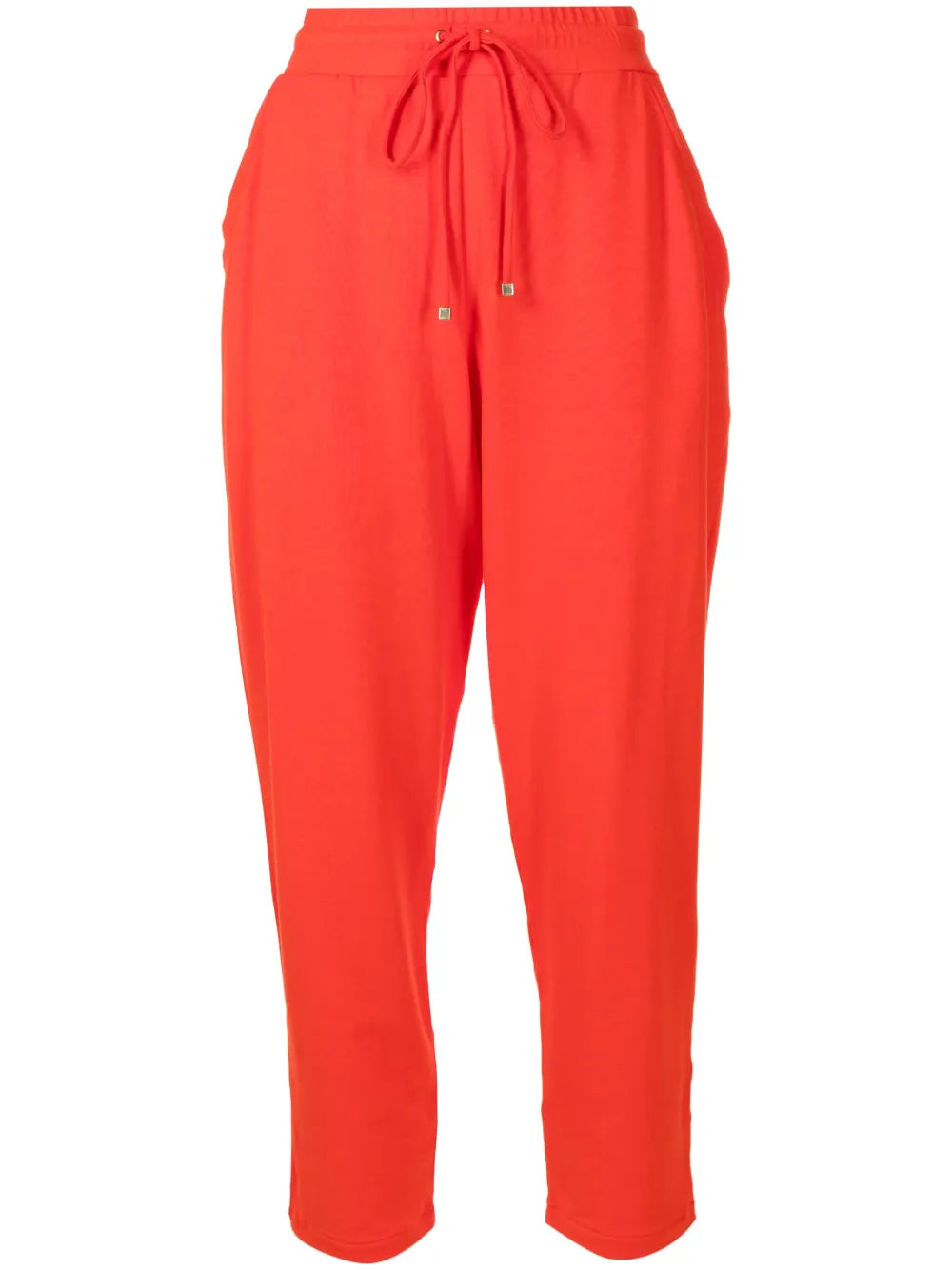 High-Waist Cropped Track Pants