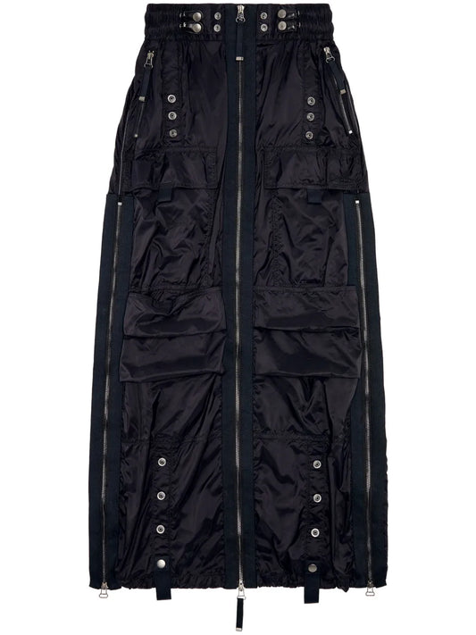 O-Crep Cargo Maxi Skirt