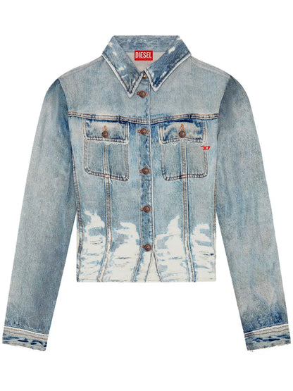 C-Lorelle Denim-Print Shirt