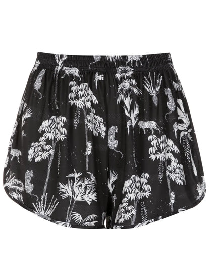 Lee Botanical-Print Mini Shorts