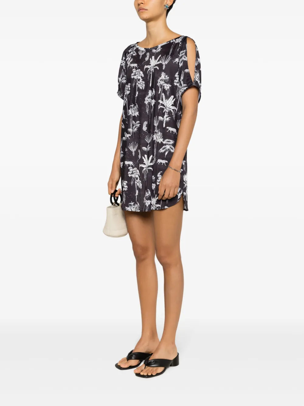Allat Botanical-Print Tunic Dress