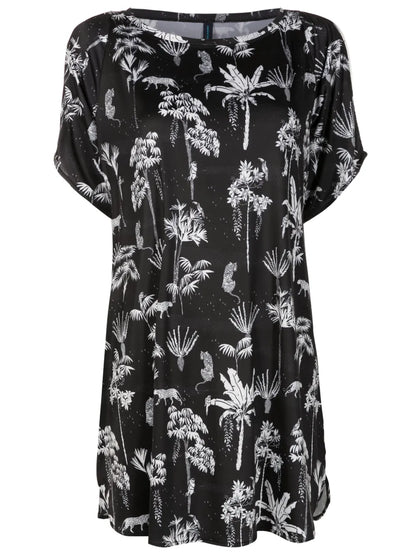 Allat Botanical-Print Tunic Dress