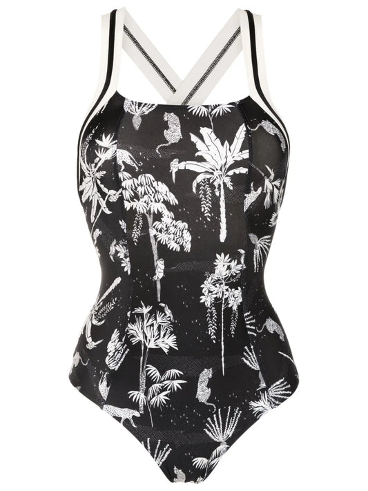 Maracatu Graphic-Print One-Piece