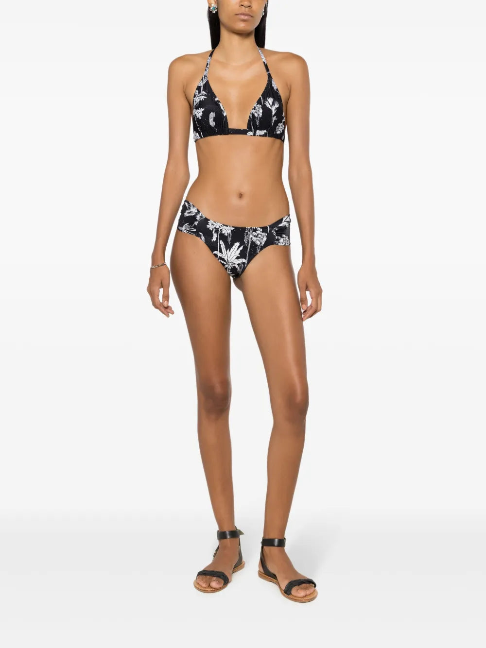 Vicky Graphic-Print Triangle Bikini