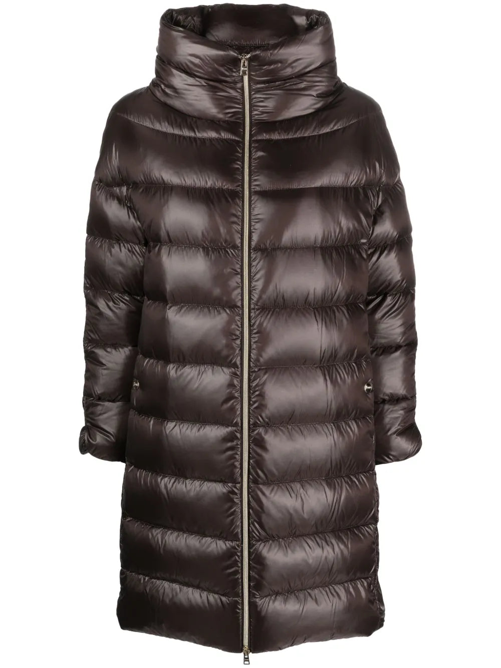 Matilde Funnel-Neck Padded Coat