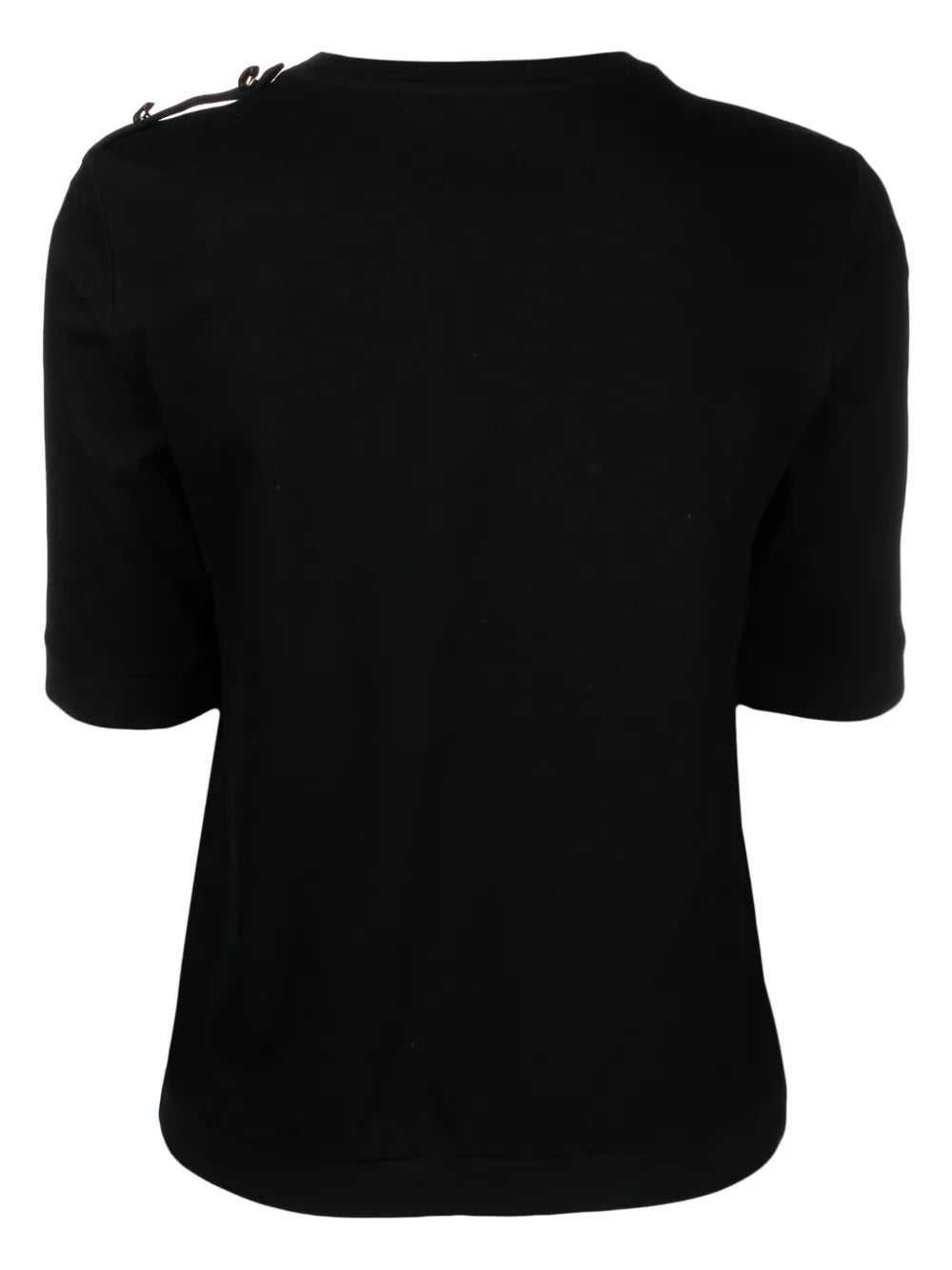 Epaulettes-Detailed Piqué-Weave T-Shirt