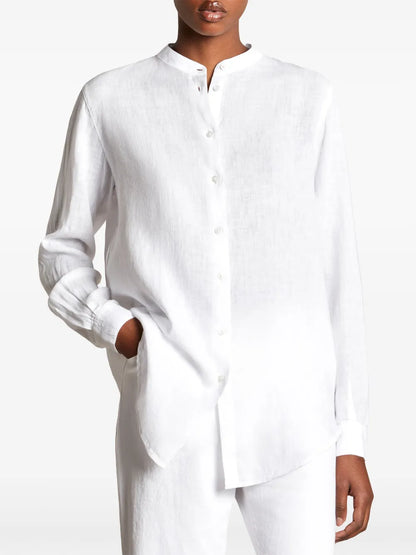 Longline Linen Shirt