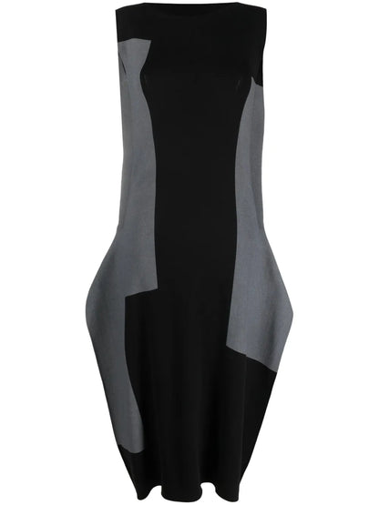 Rectilinear Ap Midi Dress