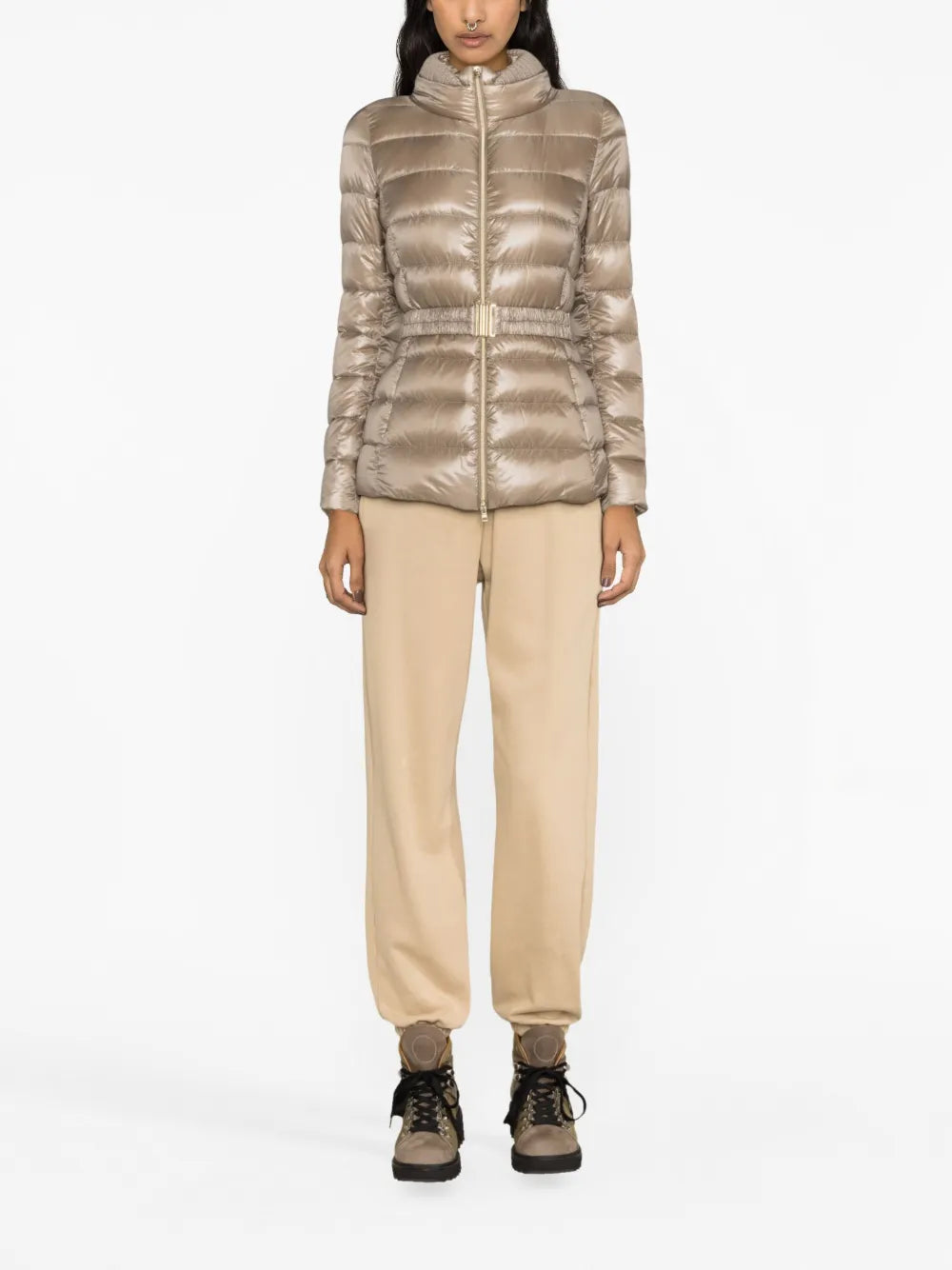 Belted Quilted Jacket