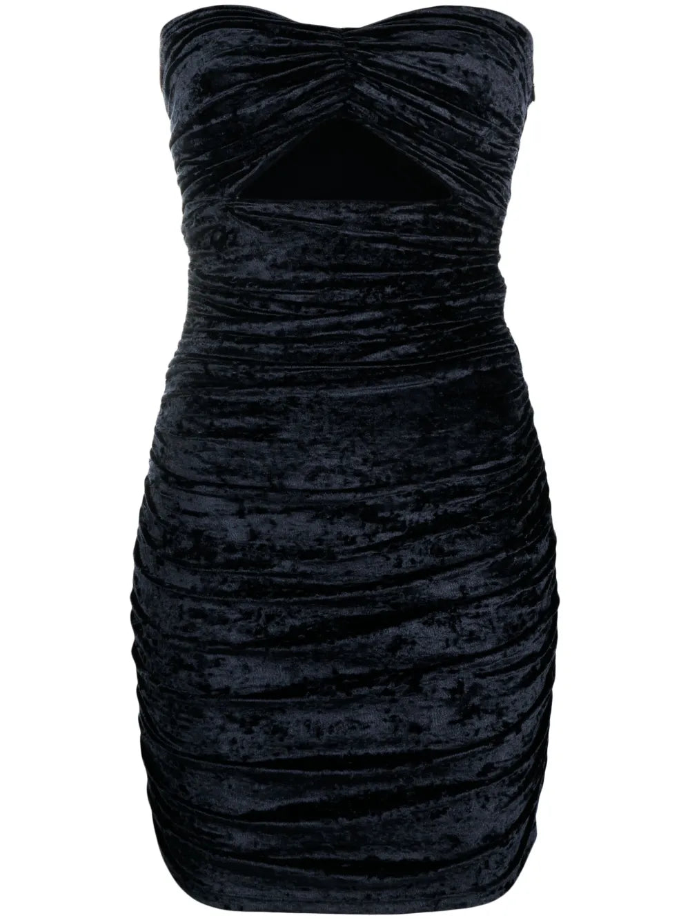 Cut-Out Crushed Velvet Minidress