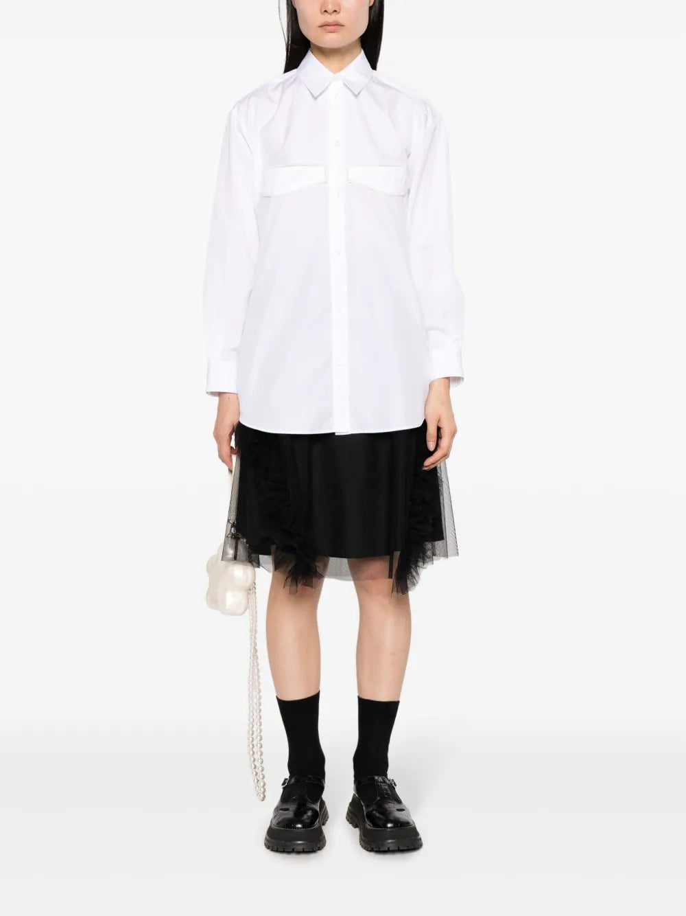 Long-Sleeve Cotton Shirt