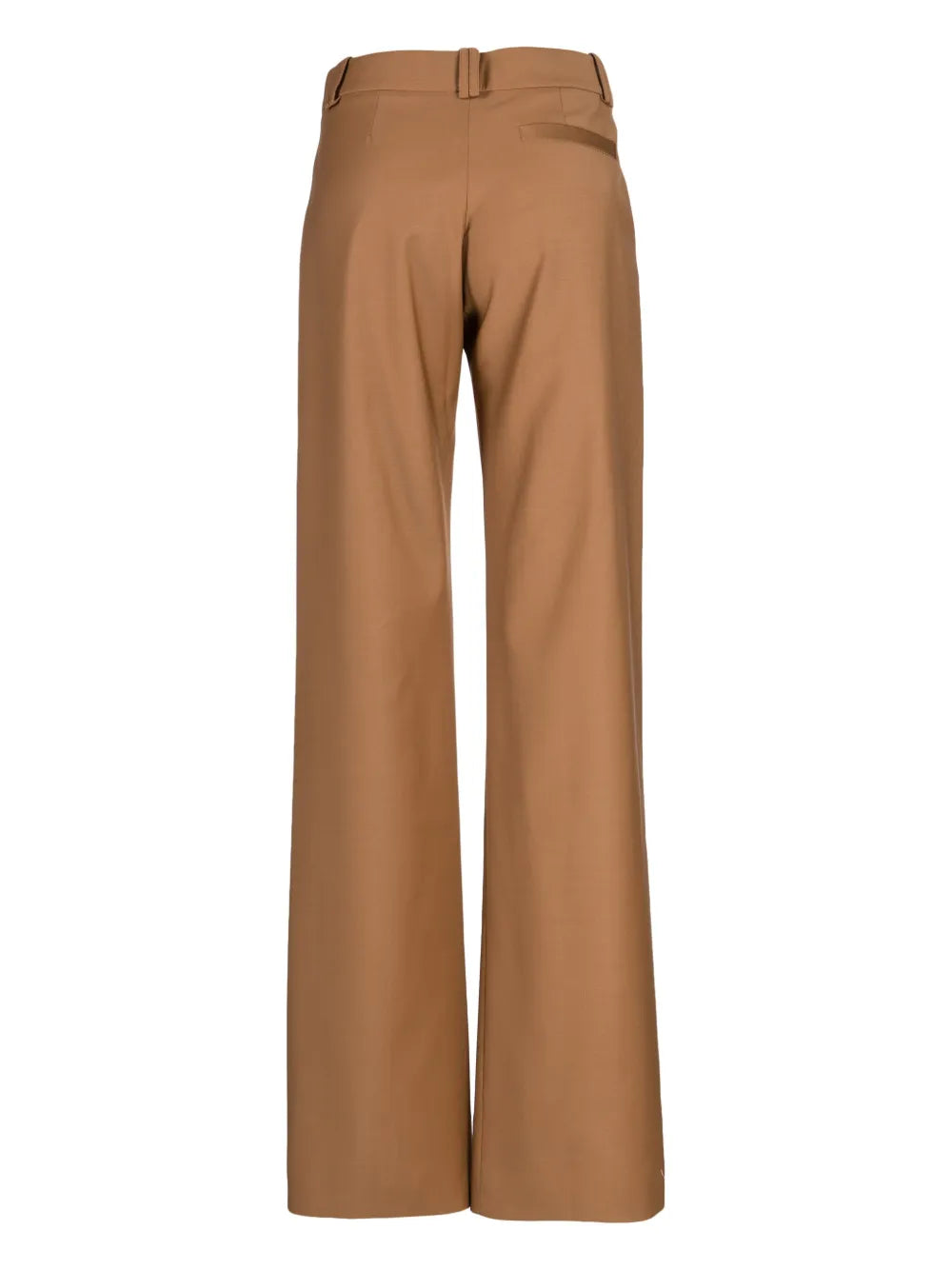 Virgin Wool Straight-Leg Trousers