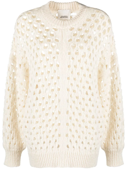 Tane Crochet Wool-Blend Jumper