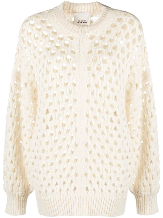 Tane Crochet Wool-Blend Jumper