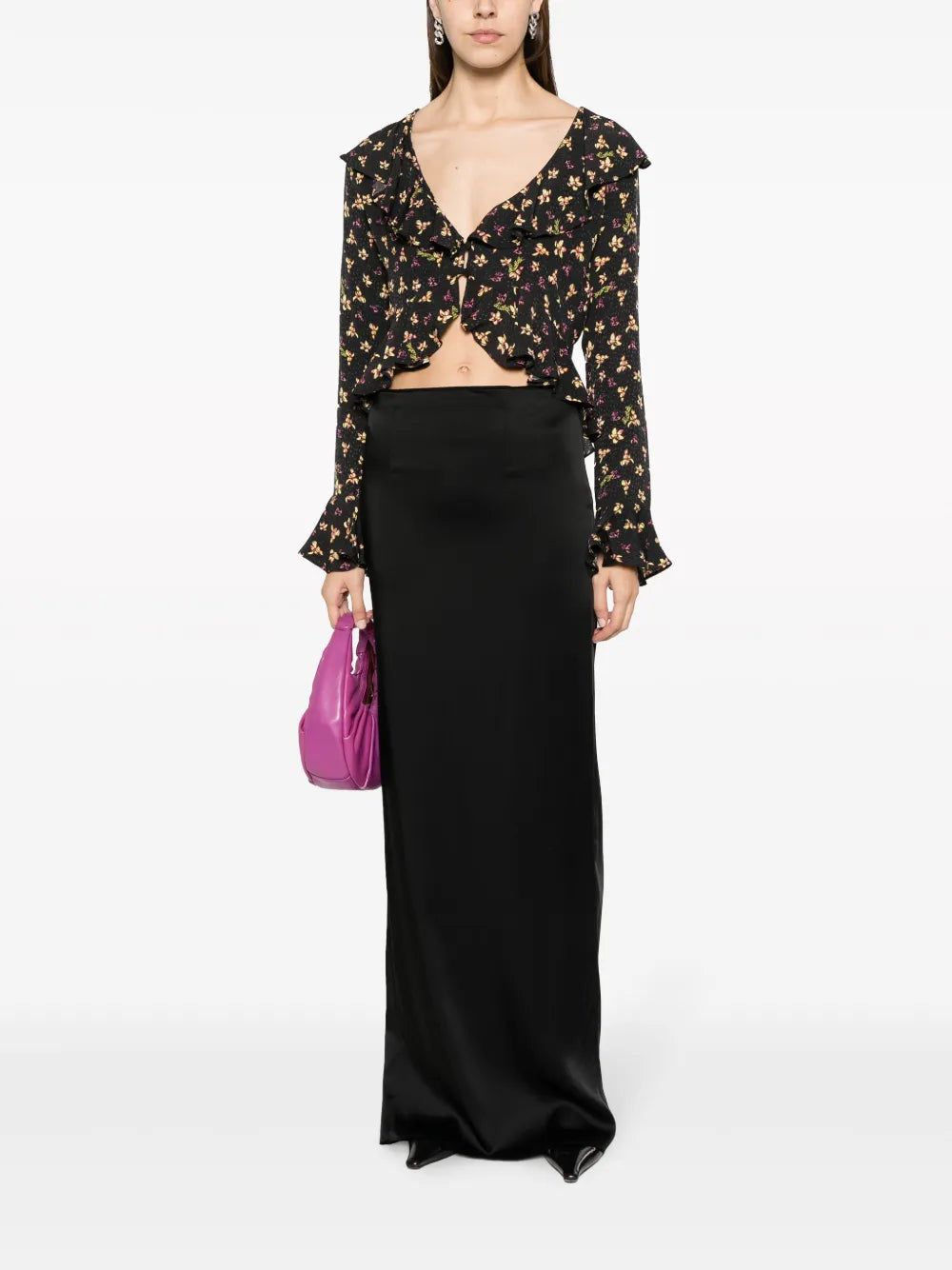 Birger Christensen Floral-Print Blouse