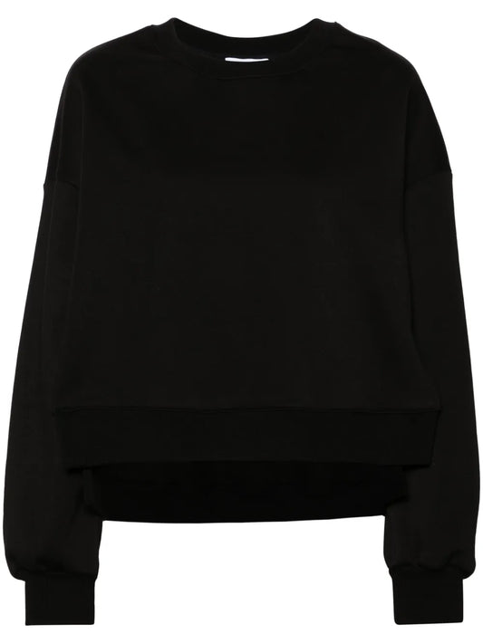 Slit Cotton-Blend Sweatshirt