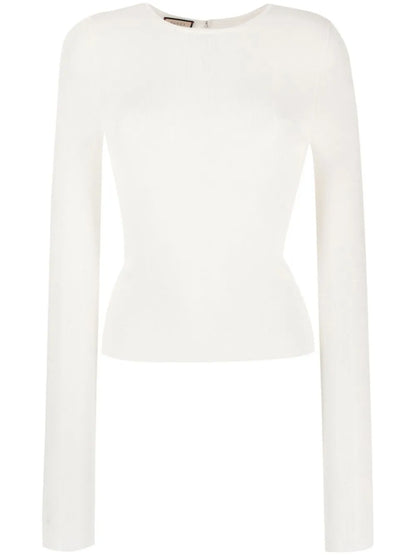 Fine-Ribbed Wool Jumper