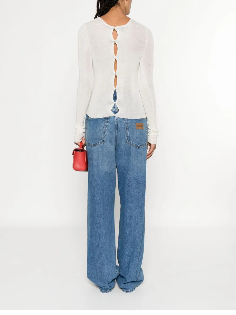 Fine-Ribbed Wool Jumper