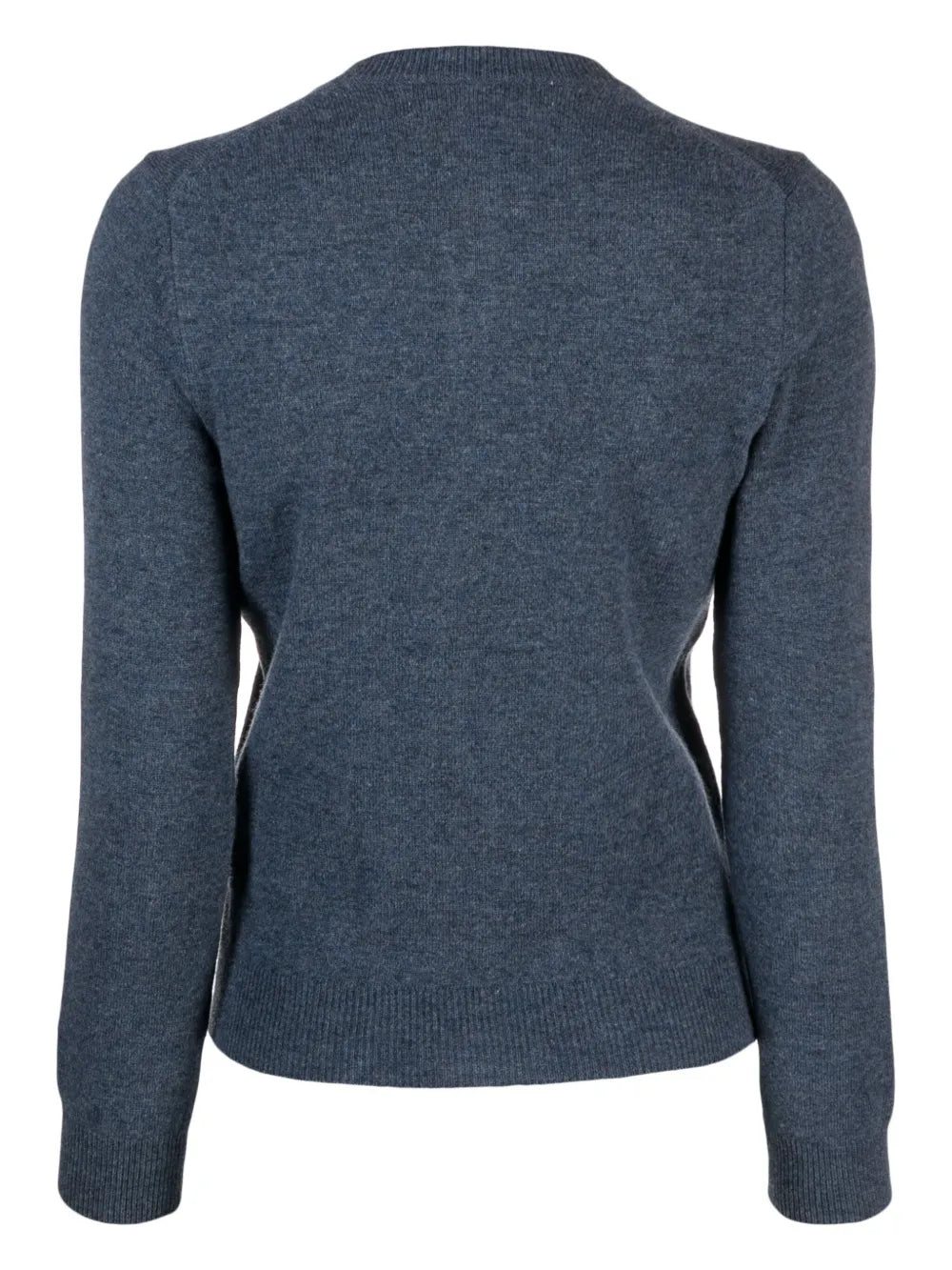 Mélange-Effect Wool Cardigan